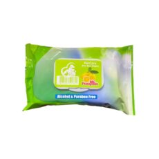 دستمال مرطوب گربه با رایحه لیمو 50 برگی